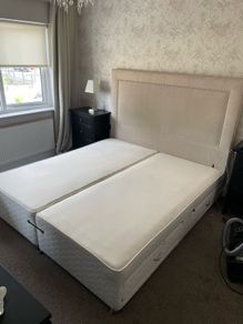 6ft headboard and  bed base