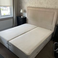 6ft headboard and  bed base