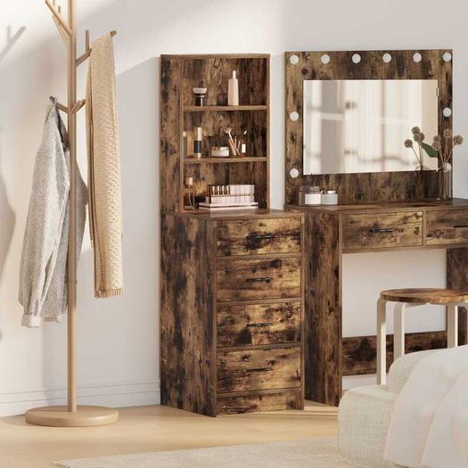 Highboard Smoked oak 40 x 41 x 135 cm