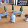 Dolls house garden furniture - some vintage Image 4