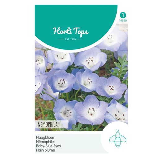 (N) Baby Blue Eyes seeds Nemophilia 1g (452003)