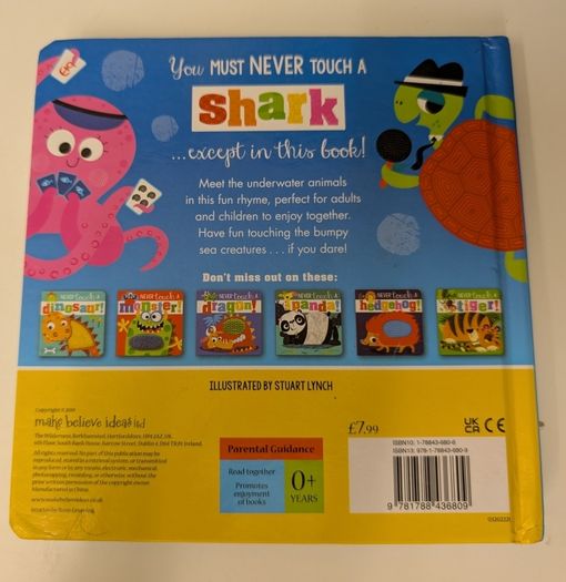 Shark touch and feel book