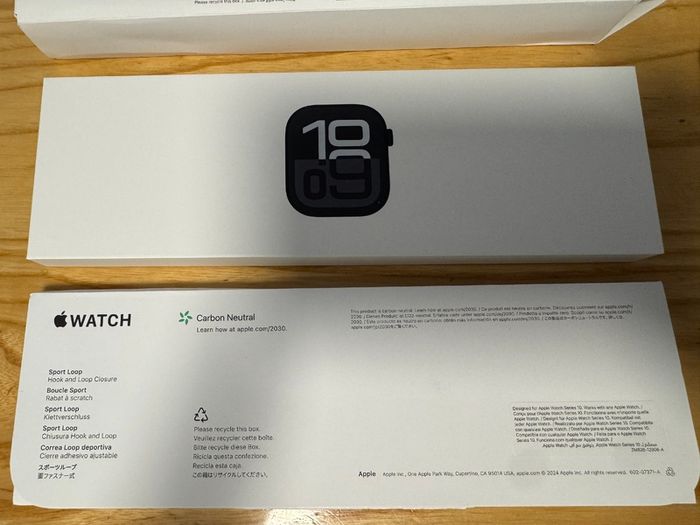As New Apple Watch Series 10 46mm Jet Black & Metal Strap