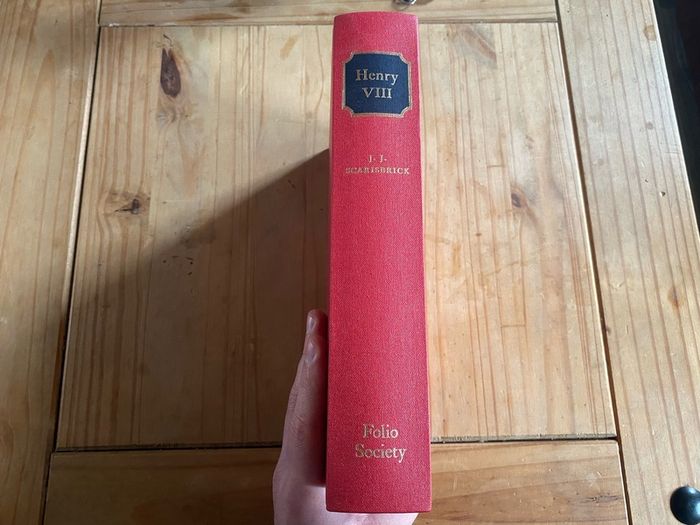 Henry VIII J.J. Scarisbrick 2004 Folio Society book