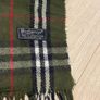 Vintage Burberrys Scarf - Green Image 3