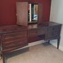 Antique dressing table with mirros Image 2