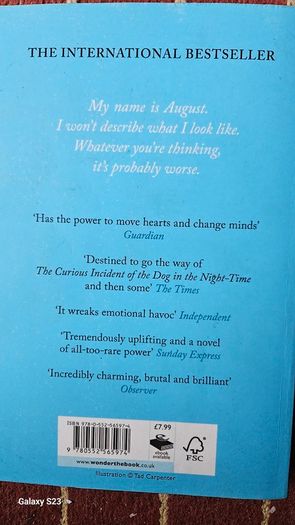Wonder by R.J.Palacio.