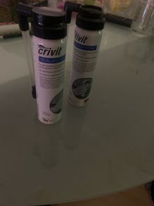 2x Crivit Bicycle Tyre Sealant & Inflator Spray (75ml) - Brand New