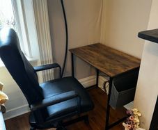 Small Desk and Office Chair