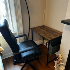 Small Desk and Office Chair