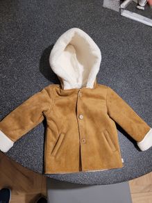 Unisex Sheepskin style coat for baby 9mths +