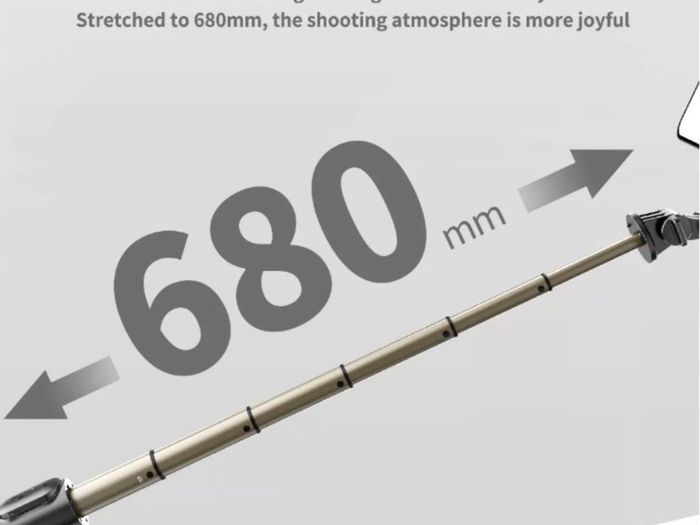Selfie Stick Tripod Led Light Phone wireless Handheld Bluetooth, Tripod with Remote, Extendable Stick with Detachable Wireless Remote, Compatible with iPhone/Samsung/Huawei/Gopro