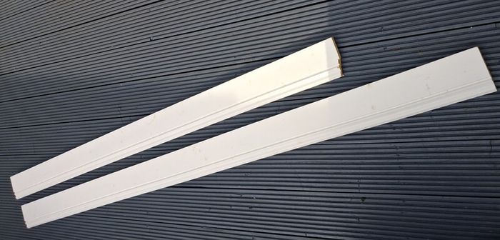 x2 Bundle - Prepainted Skirting Board - Length - 217cm x 12cm & 183cm x 12cm - RRP - 22.95 Each