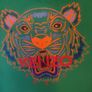 Genuine Kenzo Paris green tiger head t-shirt size S Perfect condition Postage included Image 4