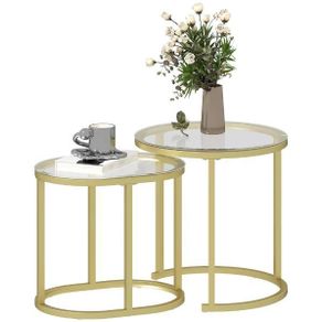 Nesting Coffee Tables Set of 2