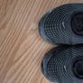 Nike trainers size 3 black and pink Image 2