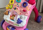 2-in-1 VTech Baby First Steps Walker in Pink with detachable activity panel | Toddler & newborn