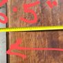 Antique mahogony dining table, gate leg. Image 7