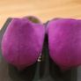 M&S Purple Suede Kitten Heel Court Shoes Size 3 UK 35.5 EU Image 5