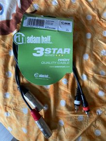 Ah Twin Xlr Male To Rca Male Lead 3m