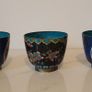 Antique trio of cloisonne cups Image 2