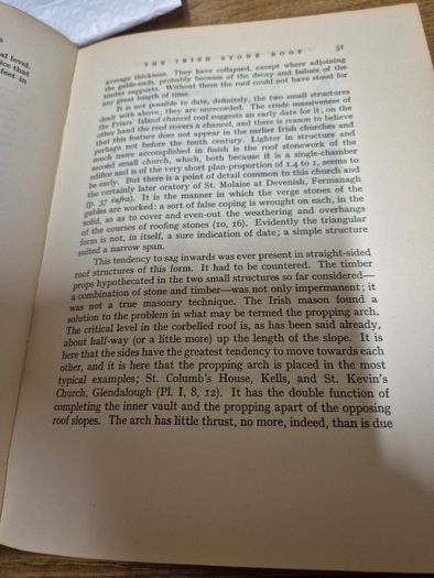 Vintage Irish Churches and Monastic Buildings Volume I Brown Jacket Bookshop 1955