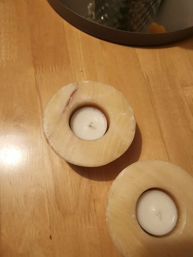Onyx Candle Holders -