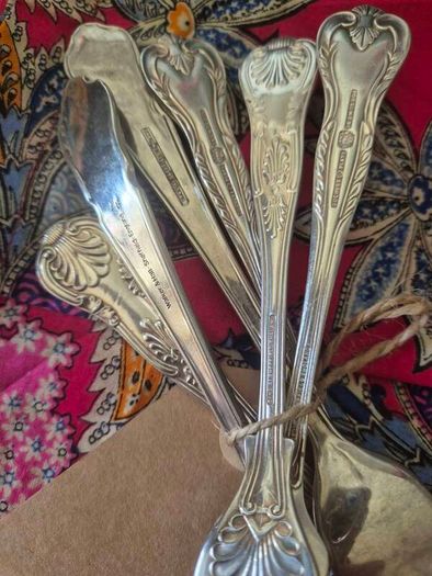 Silver plated 6 forks