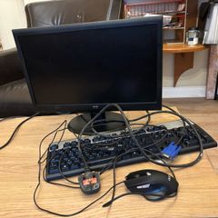 Monitor (No AT) + Keyboard + Mouse