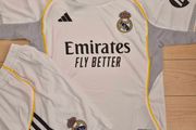 real madrid kids jerseys and shorts 10-11 and 12-14 years old