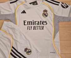 real madrid kids jerseys and shorts
