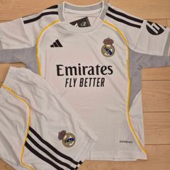 real madrid kids jerseys and shorts
