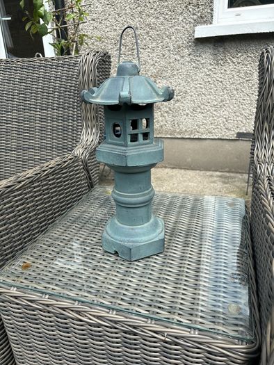 Antiqued Metal Lantern