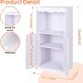 Freestanding Bathroom Storage Cabinet, Waterproof PVC Floor Cabinet with Drawer & Door, Organiser for Bathroom, Kitchen, Living Room, Office 75cm (H) x 34cm (W) x 24cm (D) Image 2