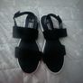 Flat black sandals wide fit Image 6
