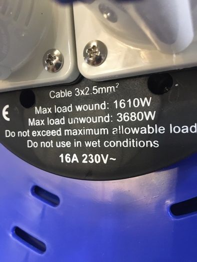 40 Meter 16 Amp Extension Lead