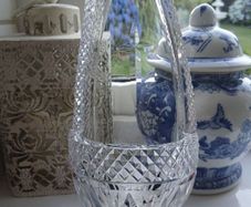 Beautiful Crystal Holy Water Font