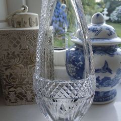 Beautiful Crystal Holy Water Font