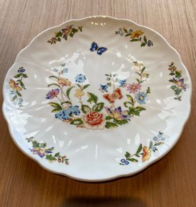 Vintage Aynsley Cottage Garden Wavy Edge Plate.