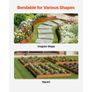Weather-Resistant Steel Landscape Edging 6 Packs 40 x 8in for Yard Garden Image 5