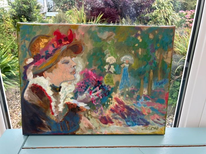 Beautiful Pastel Coloured Oil painting