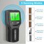 5 in 1 Stud Finder Sensor Wall Scanner Electronic Stud Sensor Locator Wood Beam Joist Finders Portable Wall Detector with LCD Display for Wood AC Wire Metal Studs Detection(Black) Image 2