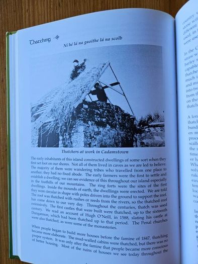 AT The Foot Of The Slieve Bloom. History Of Folklore Of Cadamstown. By Paddy Heaney. First Edition Large Volume Hardback 370 pages In Good Condition.  See Photos For Same.