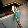 Unique Handmade Walking Stick, Winged Angel Handle, Never Used Image 4