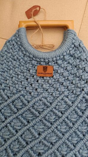 Handmade macrame bag
