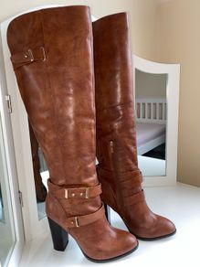 Aldo Boots Size 5 Leather