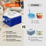 NEW SALE | Pottery Wheel Mini Ceramic Wheel Sculpting Tools Apron Two Turntables 30W Image 5