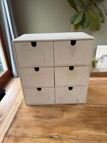 Mini Wooden Chest of Drawers