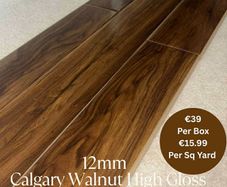 New 12mm High Gloss Calgary Laminated Click Flooring
