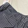 iblues brand which is a part of max mara group brand pinstripe 100% cotton fabric in a French navy and off white colour  BRAND NEW Image 8